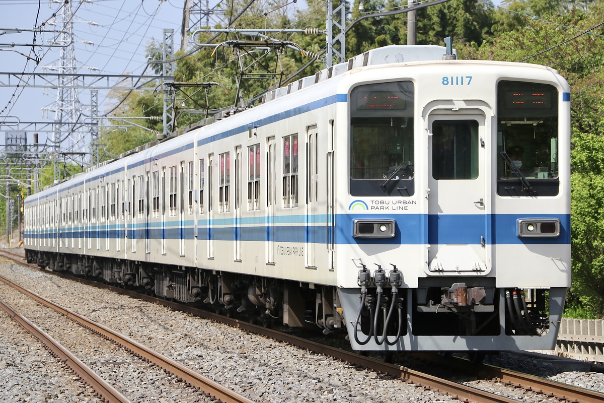 東武鉄道  8000系 81117F