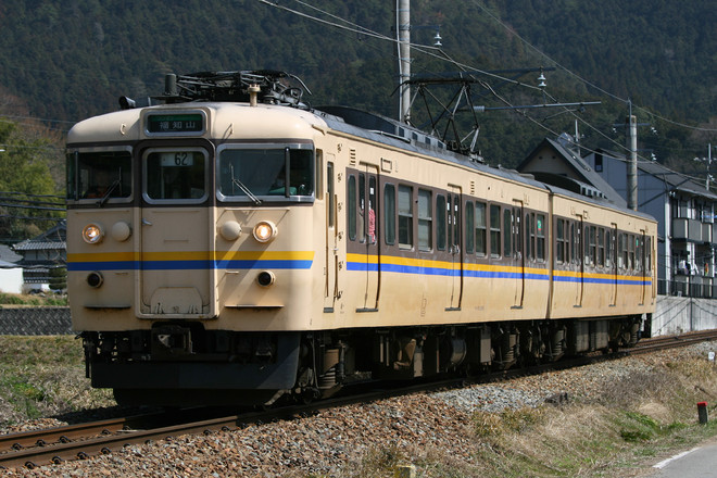 福知山電車区113系N3編成を丹波大山～下滝間で撮影した写真