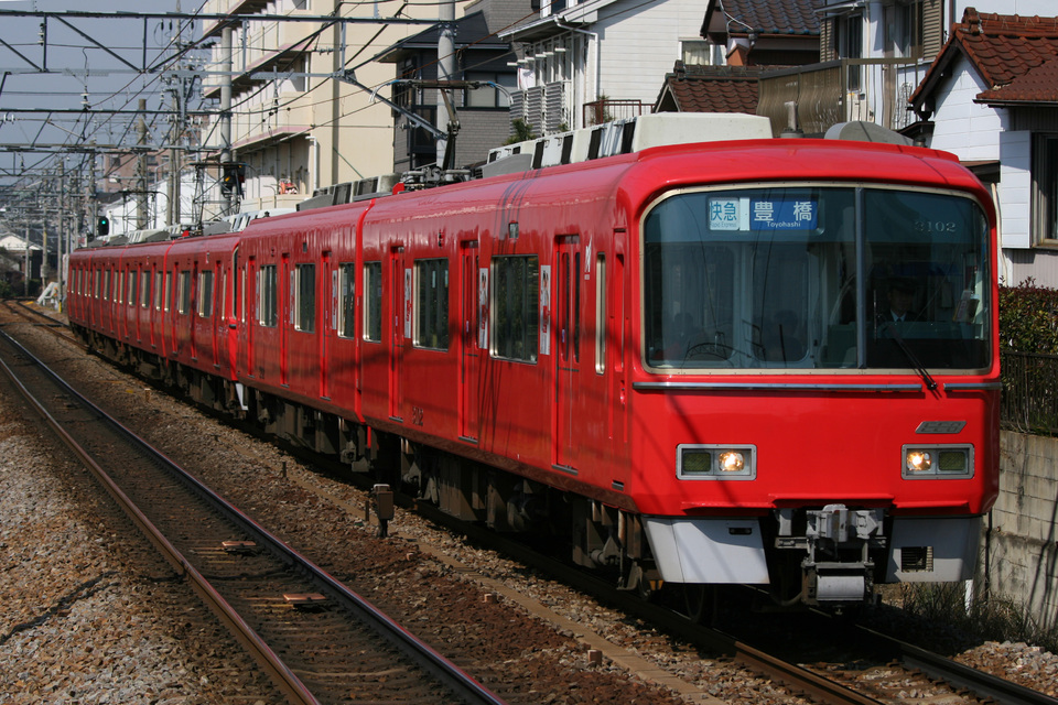 名鉄3100系3102F<br class="br-sp" />(3102編成)の写真