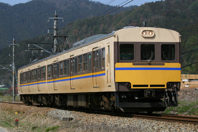 福知山電車区113系N9編成を下滝～丹波大山間で撮影した写真
