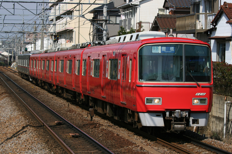 名鉄3500系3512F<br class="br-sp" />(3512編成)の写真