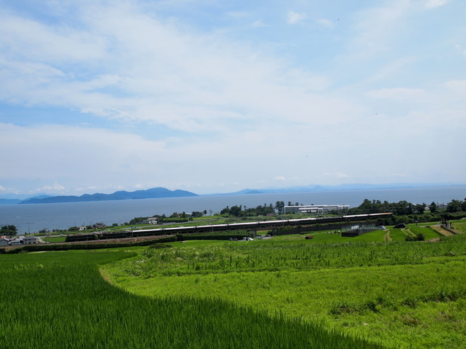 EF81を北小松～近江高島間で撮影した写真