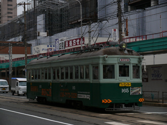 モ161形165を天王寺駅前～阿倍野間で撮影した写真