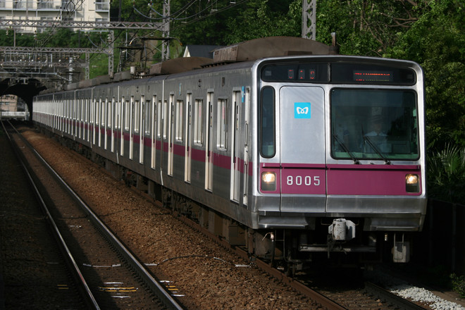 8000系8105Fを田奈駅で撮影した写真