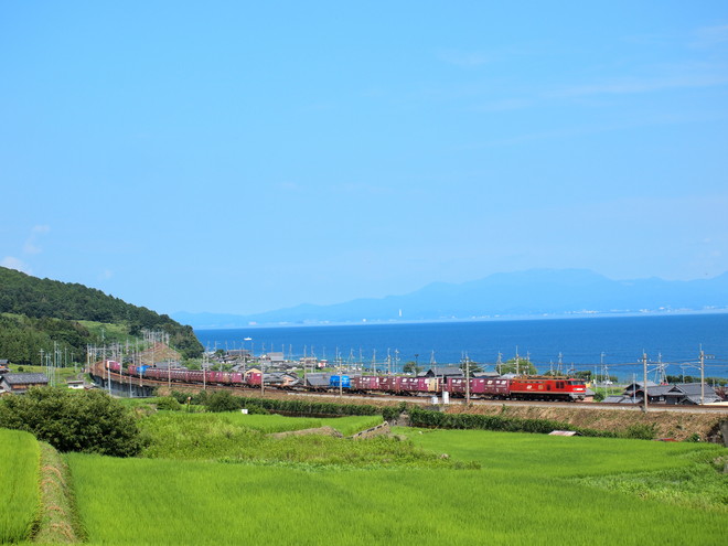 EF510を近江高島～北小松間で撮影した写真