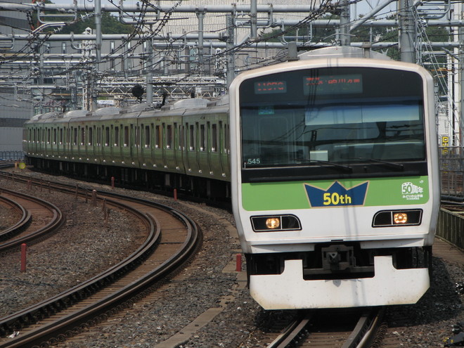 東京総合車両センターE231系トウ545編成を御徒町駅で撮影した写真