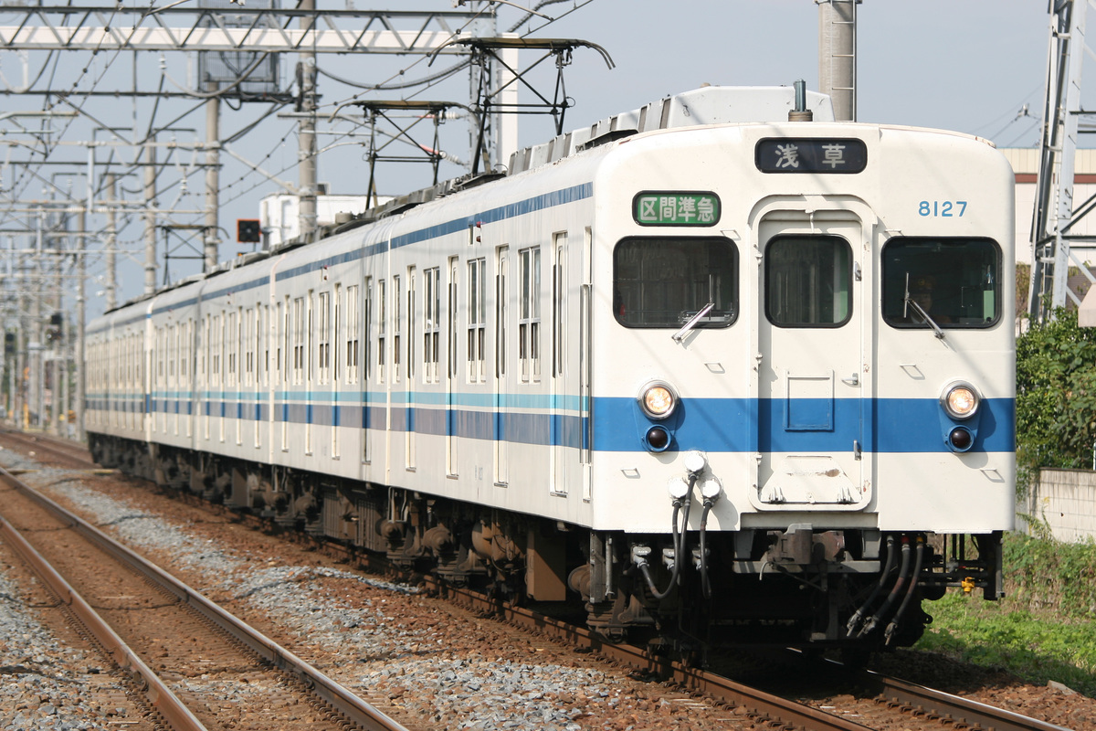 東武鉄道  8000系 8127F
