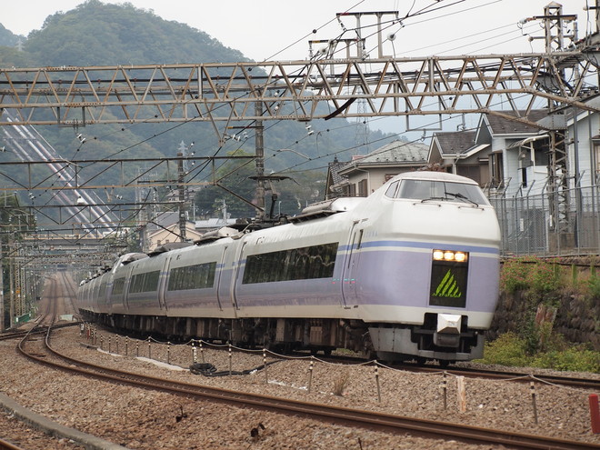 松本車両センターE351系S22編成を四方津～上野原間で撮影した写真