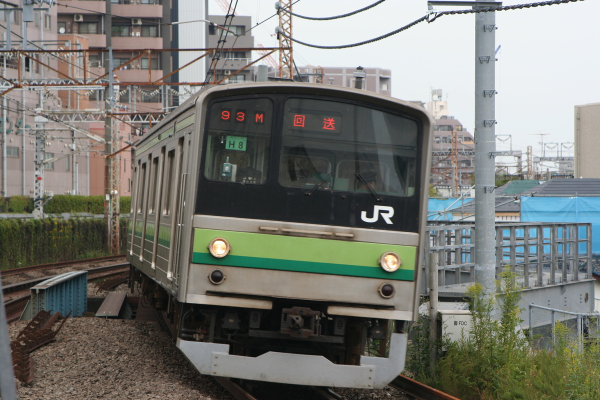 JR東日本 鎌倉車両センター 205系 クラH8編成