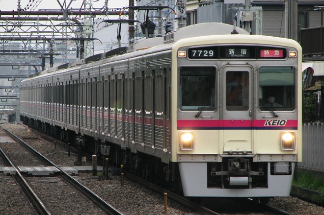 7000系7729Fを柴崎駅で撮影した写真