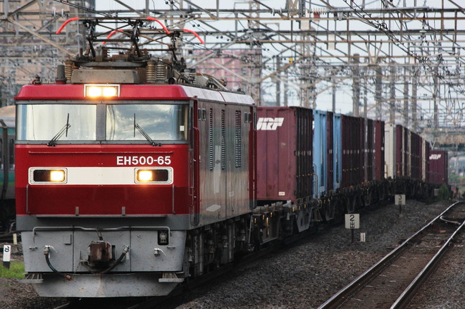 仙台総合鉄道部EH50065を我孫子駅で撮影した写真