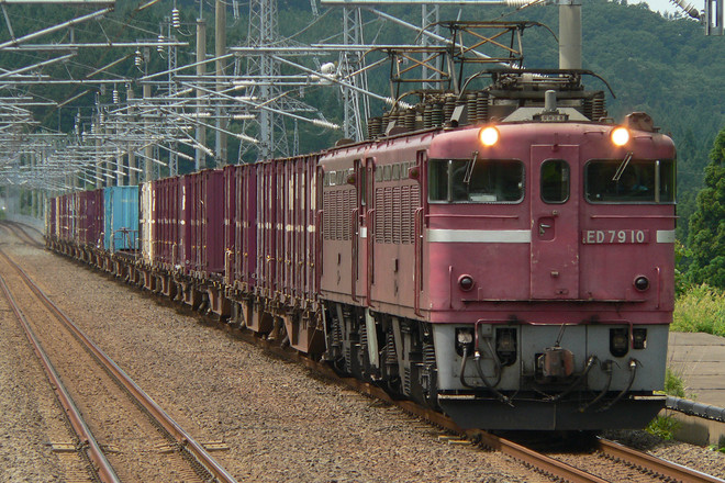 函館運輸所青函派出所ED7910を津軽今別駅で撮影した写真