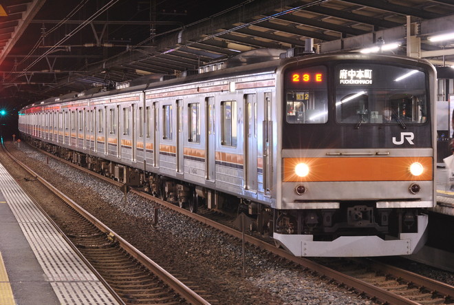 京葉車両センター205系ケヨM12編成を新浦安駅で撮影した写真
