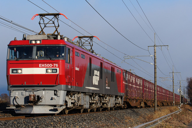 仙台総合鉄道部EH50076を蒲須坂～氏家間で撮影した写真