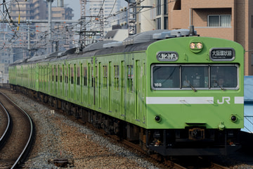 JR西日本 奈良電車区 103系 NS401編成+NS406編成