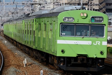 JR西日本 奈良電車区 103系 NS401編成＋NS408編成