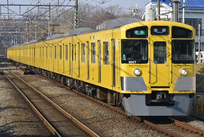 武蔵丘車両基地9000系9107Fを秋津駅で撮影した写真