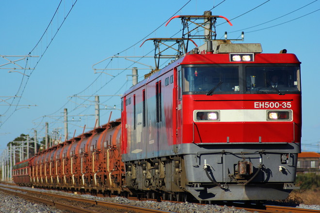 仙台総合鉄道部EH50035号機を牛久～佐貫間で撮影した写真
