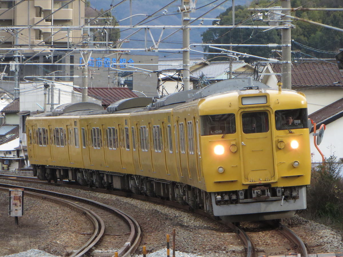 JR西日本 下関総合車両所広島支所 115系 L-08編成
