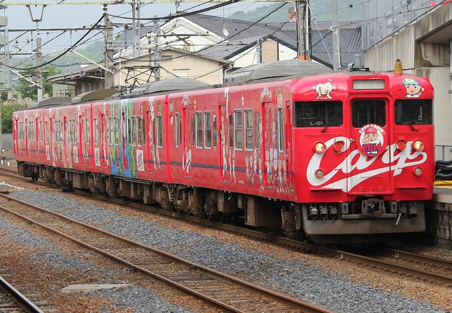 下関総合車両所広島支所115系L-01編成を西条駅で撮影した写真