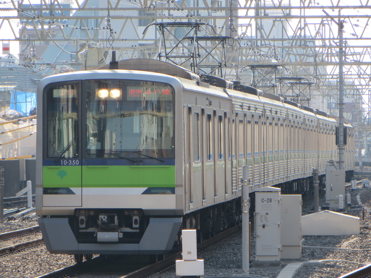 東京都交通局 大島検修場 10-300R形 10-350編成