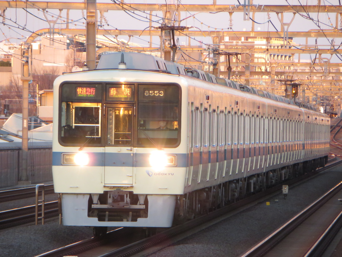 小田急電鉄 海老名検車区 8000形 8253編成