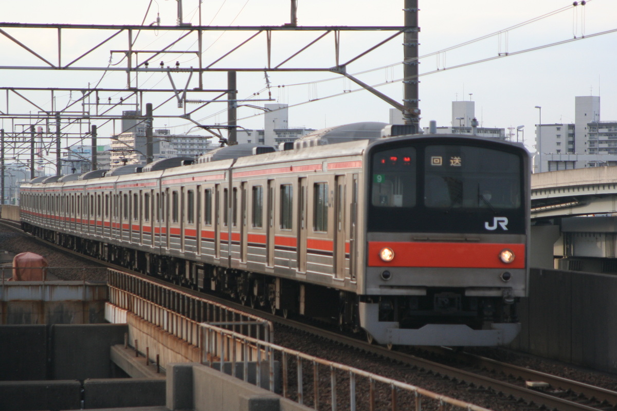 JR東日本 京葉車両センター 205系 旧ナハ9編成→ケヨM52編成