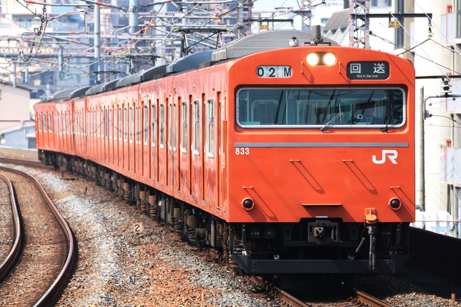 103系を福島駅で撮影した写真
