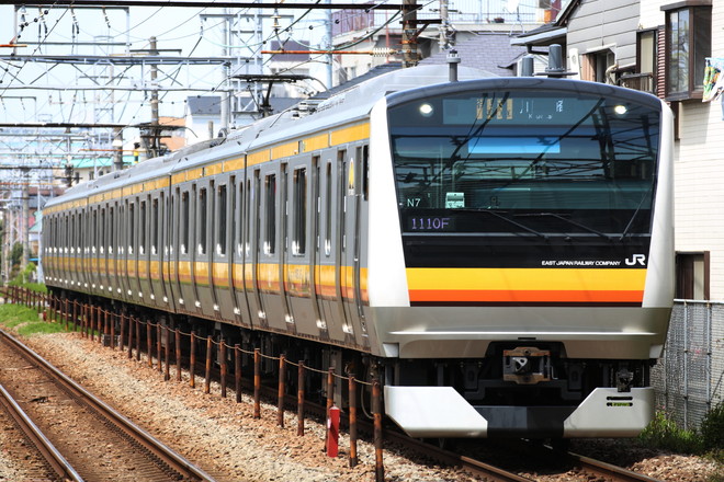 中原電車区E233系N7編成を鹿島田駅で撮影した写真