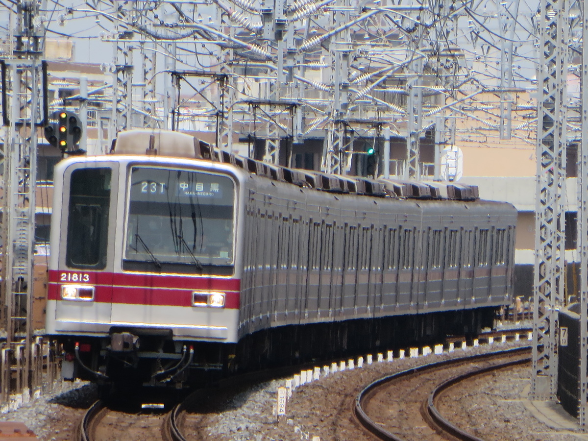 東武鉄道 南栗橋車両管区春日部支所 20000系 21813編成