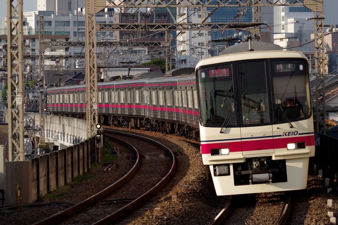 8000系8705編成を京王多摩川駅で撮影した写真