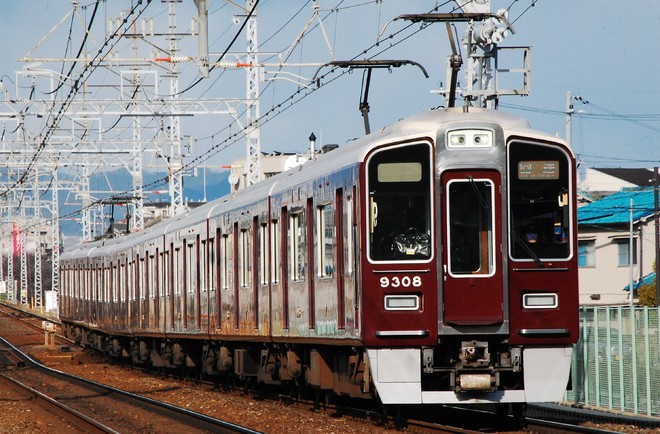 9300系9308Fを茨木市～南茨木間で撮影した写真