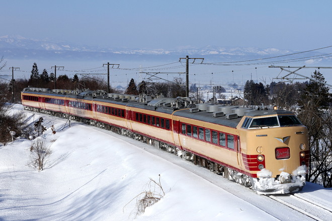 485系仙台車を広田～東長原間で撮影した写真