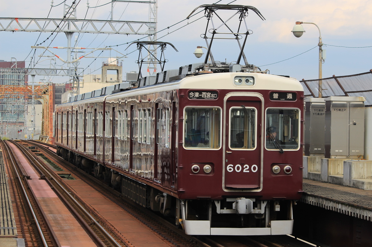 阪急電鉄 西宮車庫 6000系 6020F