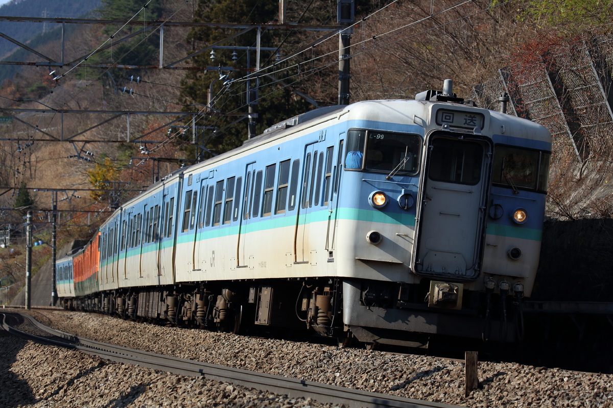 JR東日本 新潟車両センター 115系 L99+N9編成