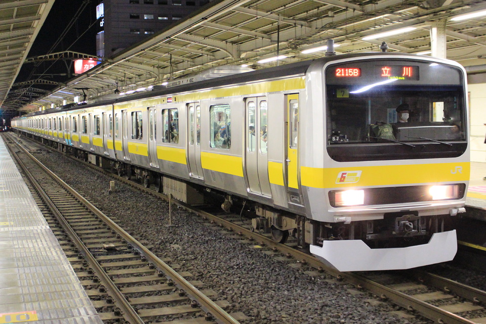 JR東E231系ミツB7編成<br class="br-sp" />(B7編成)(ミツB7)の写真