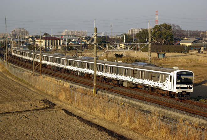 209系MUE-trainを新白岡～白岡間で撮影した写真