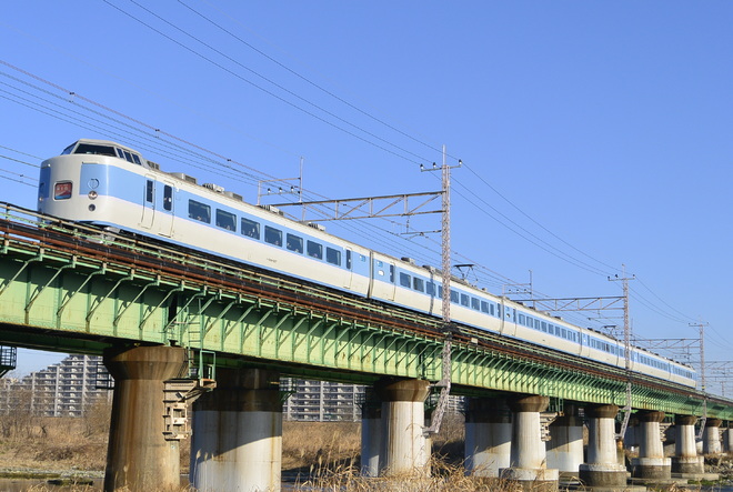 豊田車両センター189系トタM50編成を立川～日野間で撮影した写真