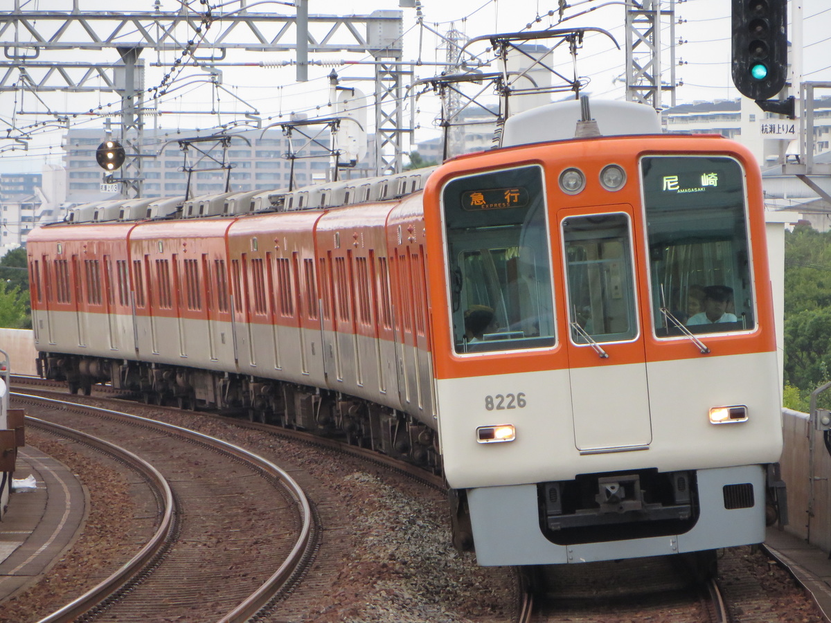 阪神電気鉄道 尼崎車庫 8000系 8225編成