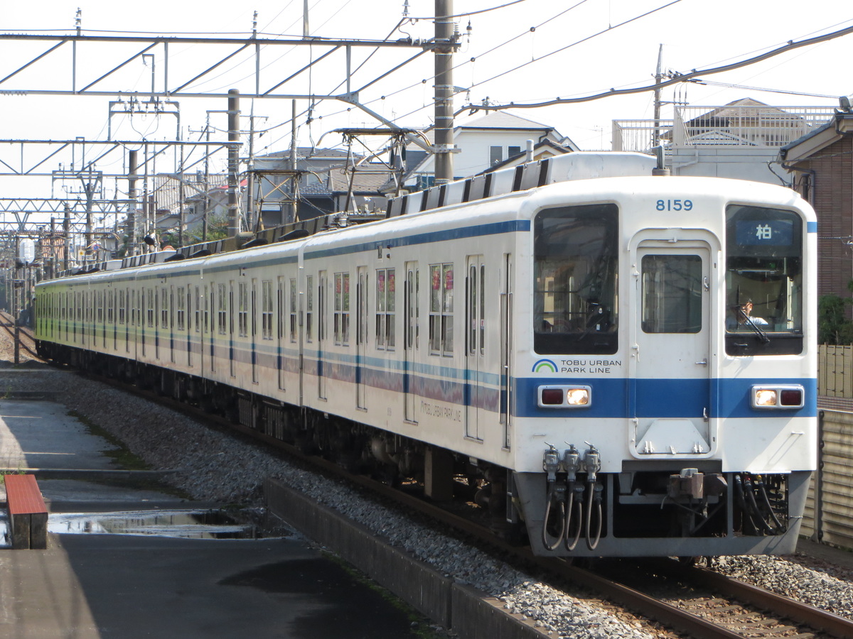 東武鉄道 南栗橋車両管区七光台支所 8000系 8159F