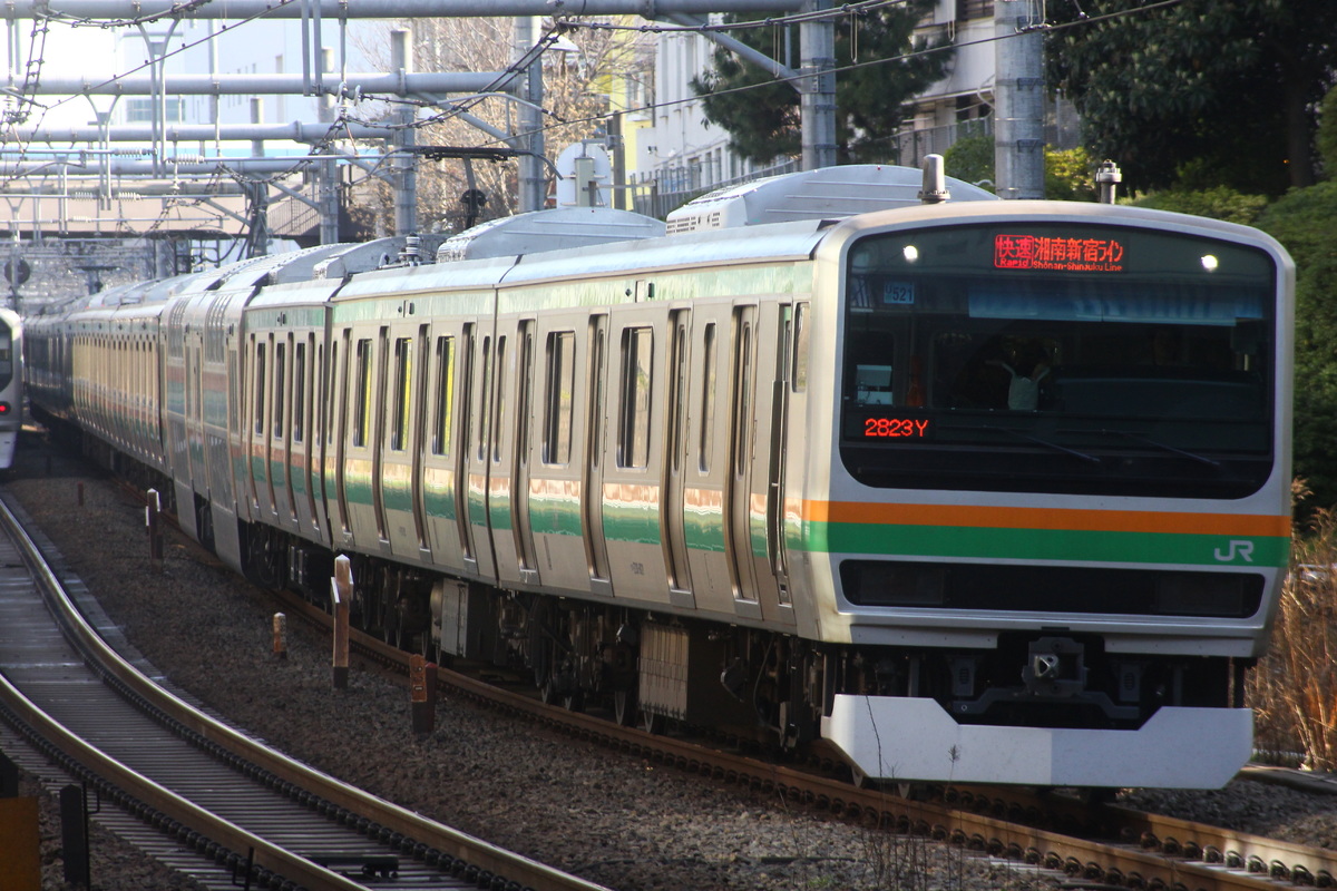 JR東日本 小山車両センター E231系 U-521編成