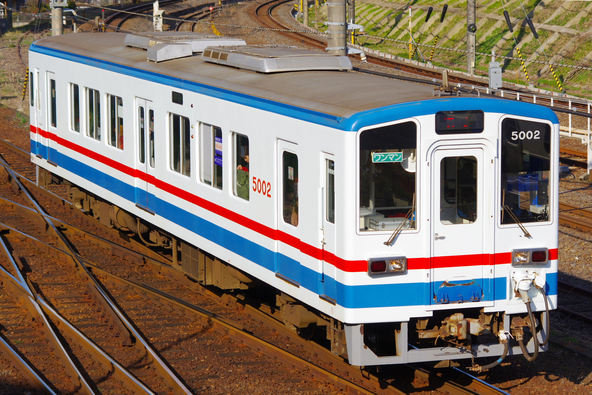 関東鉄道 水海道車両基地 キハ5000形 キハ5002
