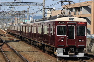 阪急電鉄 正雀車庫 7300系 7304F