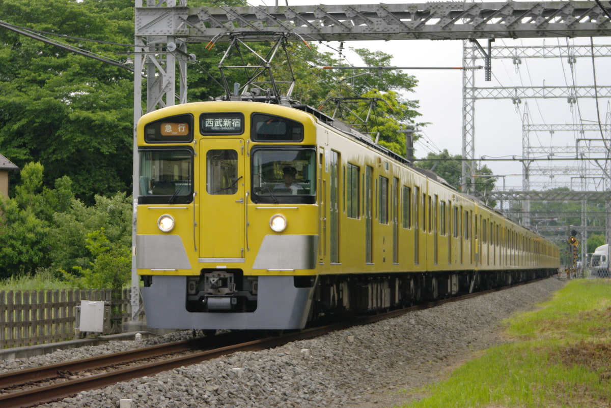 西武鉄道 新宿線管理所南入曽車両基地 2000系 2451F