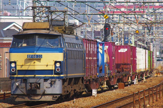 吹田機関区EF6633を尻手駅で撮影した写真