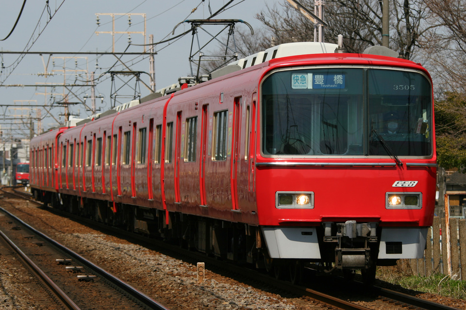 名鉄3500系3505F<br class="br-sp" />(3505編成)の写真
