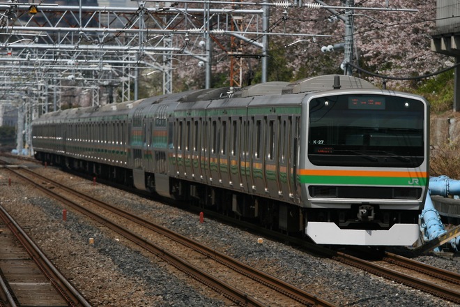 国府津車両センターE231系K27を大井町駅で撮影した写真