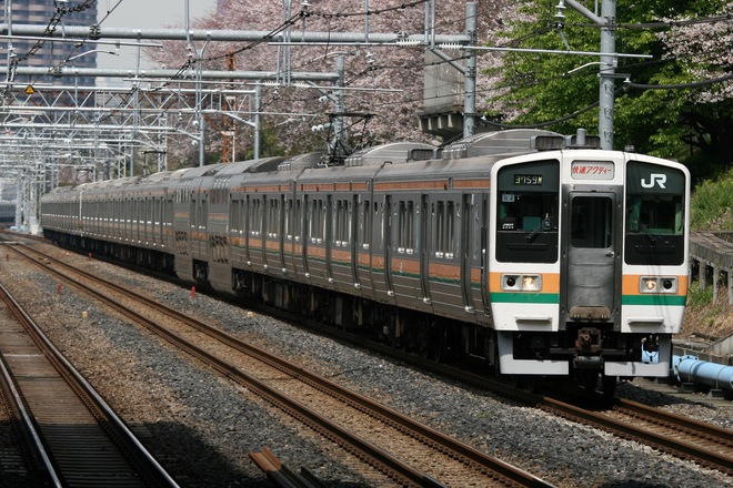 田町車両センター211系N4編成を大井町駅で撮影した写真