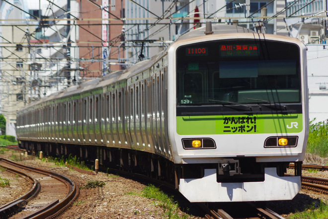 東京総合車両センターE231系トウ529編成を恵比寿駅で撮影した写真