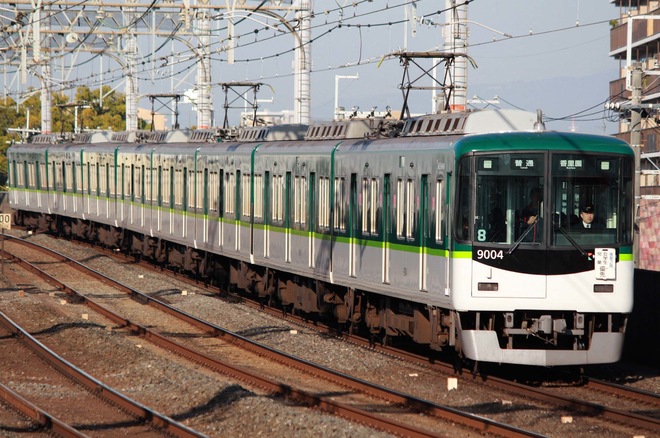 寝屋川車庫9000系9004Fを大和田駅で撮影した写真